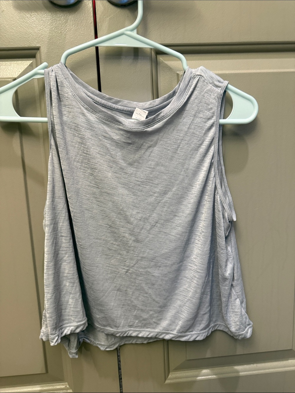 90 Degree By Reflex Light Blue Muscle Tank